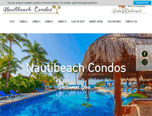 Tablet Screenshot of nautibeachcondos.com
